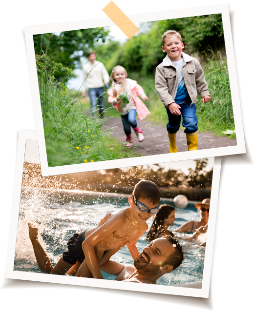 Happy families at Bear Creek