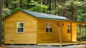 Rustic Cabin Rentals at Bear Creek Lake Resort in NY